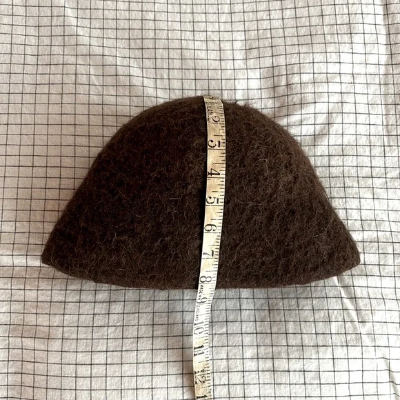 Vintage Chanel Boiled Wool Cloche Hat
